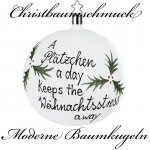 Christbaumschmuck - Moderne Baumkugeln