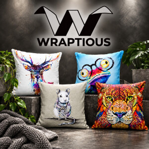 WRAPTIOUS Designerkissen & Kunstkissen aus Großbritannien