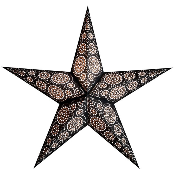 starlightz Leuchtstern - MARAKESH schwarz/weiß