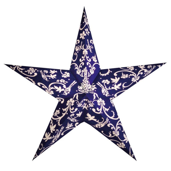 starlightz Leuchtstern - ROKOKO blau/weiß