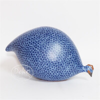 Les Ceramiques de Lussan - Perlhuhn blau / lavendel getupft matt - pickend