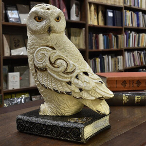 DE ROSA Coll. - Owl on book / Eule auf Buch XL Gallery...