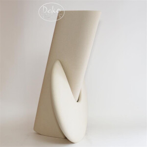 Lineasette - Vase VM620 "Movement" caolino