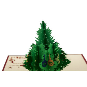 Diese Klappkarten - Weihnachtsbaum