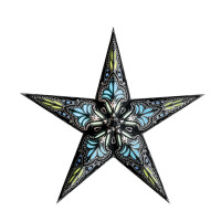 starlightz Leuchtstern - JAIPUR schwarz/türkis