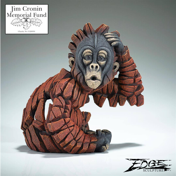 EDGE SCULPTURE - Orangutan Baby OH (for Jim Cronin...