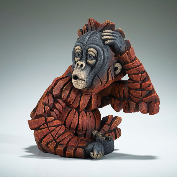 EDGE SCULPTURE - Orangutan Baby OH (for Jim Cronin Memorial Fund)