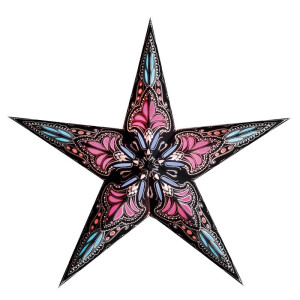 starlightz Leuchtstern - JAIPUR schwarz/pink