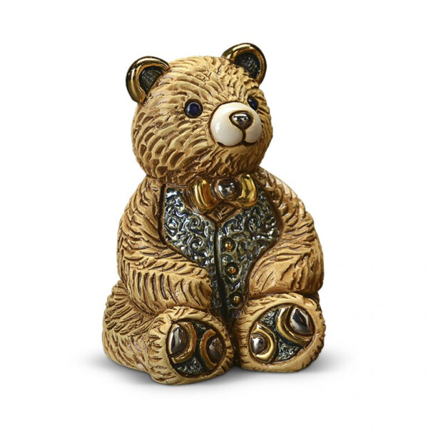 DE ROSA Coll. - Teddy bear green / grüner Teddy - FAMILIES Collection