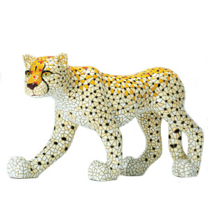 BARCINO DESIGNS - Leopard / Cheetah XL creme-beige 45cm