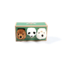 WILD & SOFT - BEAR / BÄREN Set Geschenkbox mit 3 Miniaturen