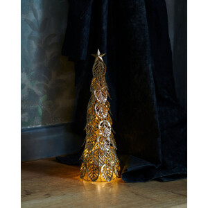 SIRIUS - Kirstine tree gold - 43cm - LED Weihnachtsbaum