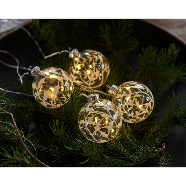 SIRIUS - Eva christmas tree balls / Christbaumkugeln Set (4 Stück je 6cm)