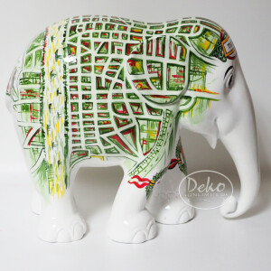 Elephant Parade - Old map of London - 30cm