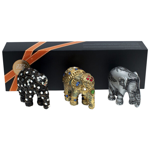 Elephant Parade - Geschenkbox mit 3 Elefanten - SUKHOTHAI
