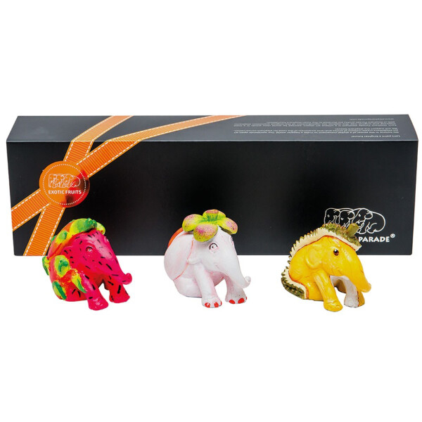 Elephant Parade - Geschenkbox mit 3 Elefanten - EXOTIC FRUIT