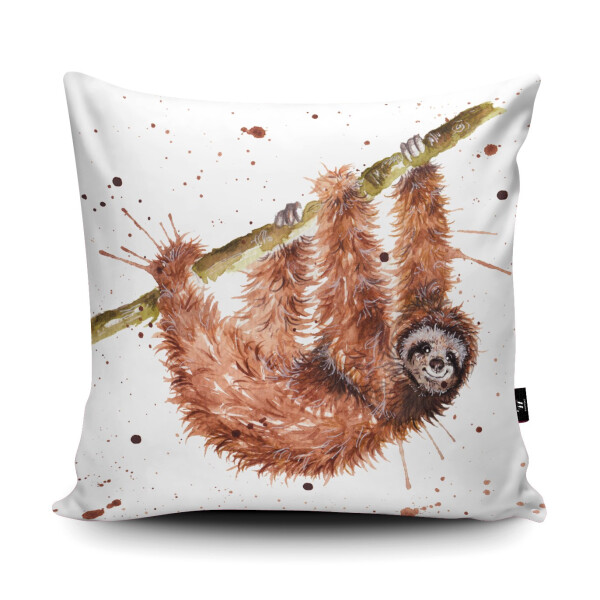 WRAPTIOUS Designerkissen - Splatter Sloth