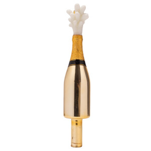 Vondels - Christbaumschmuck aus Glas / Christbaumspitze - Popping Champagne 25cm
