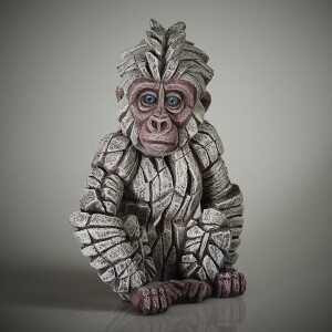 EDGE SCULPTURE - Gorilla Baby "Snowflake"