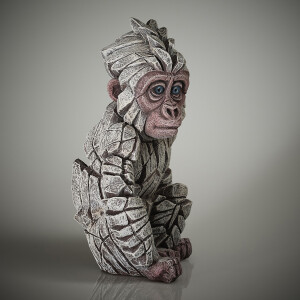 EDGE SCULPTURE - Gorilla Baby "Snowflake"