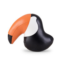 ZÜNY Classics - Buchstütze 1kg - Tukan (Toucan) schwarz/orange