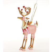 KRINKLES by Patience Brewster - Dash Away Cupid Reindeer medium - 17cm