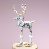 KRINKLES by Patience Brewster - Moonbeam Vixen Reindeer medium - 17cm