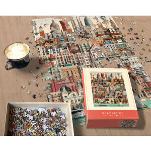 Martin Schwartz PUZZLE - The soul of a city - BARCELONA - 1.000 Teile