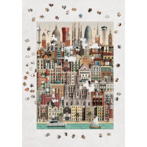 Martin Schwartz PUZZLE - The soul of a city - BARCELONA - 1.000 Teile