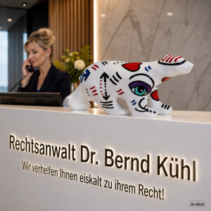 Déesse Art Collection - Pop Art Skulptur - Bär BREATHTAKING - 49cm