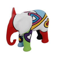 Déesse Art Collection - Pop Art Skulptur - Elefant PASSION - 33cm