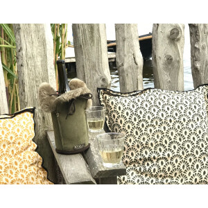 KYWIE Amsterdam - Flaschenkühler - Champagner Cooler - Wildleder khaki