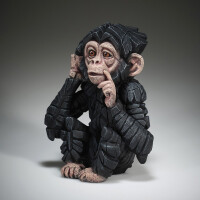 EDGE SCULPTURE - Schimpanse baby "Hear no evil"