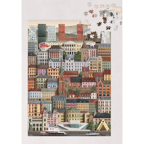 Martin Schwartz PUZZLE - The soul of a city - OSLO - 1.000 Teile