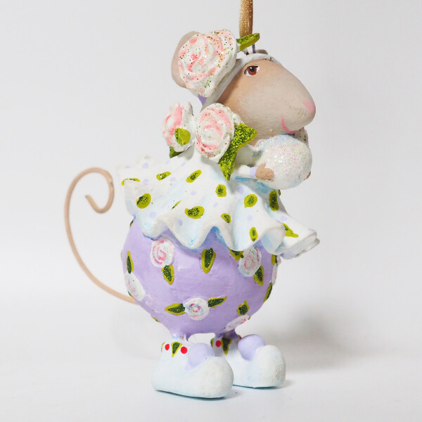 KRINKLES by Patience Brewster - Dash Away Sophie Snowball mouse mini - 11cm