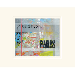 Passepartout-Bild 24 x 30cm - Andrea Ottenjann - PARIS