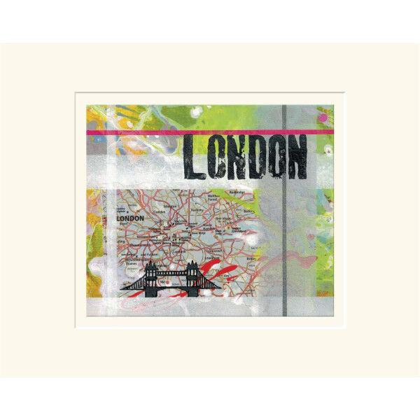 Passepartout-Bild 24 x 30cm - Andrea Ottenjann - LONDON