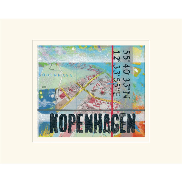Passepartout-Bild 24 x 30cm - Andrea Ottenjann - KOPENHAGEN