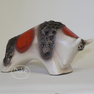 OTTO Keramik - Stier / Bull / Torro medium 17cm - GRANAT...
