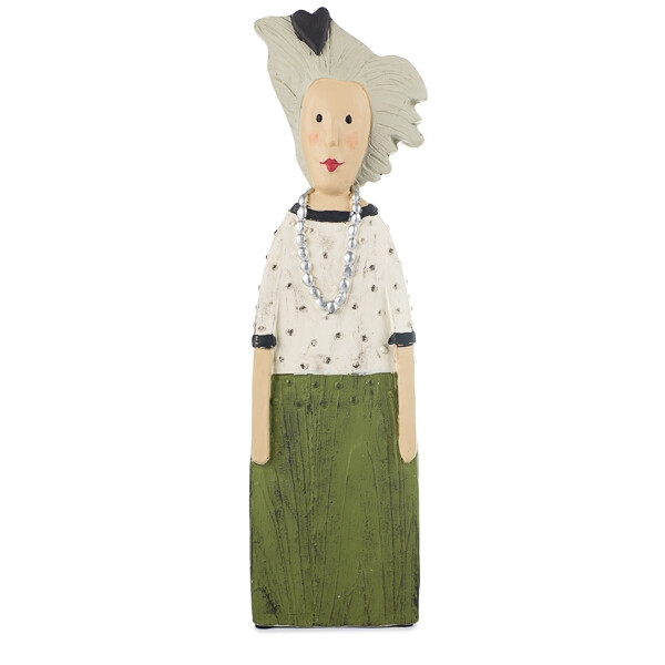 BADEN Collection - Dekofigur Lady mit grünem Rock - 39cm