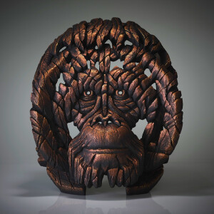 EDGE SCULPTURE - Orangutan Büste "Borneo Sunset" limited Edition - 200 pcs.