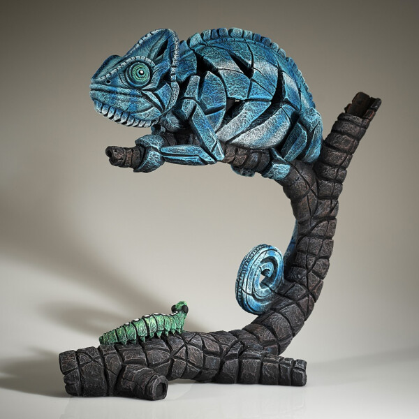 EDGE SCULPTURE - Chameleon blau