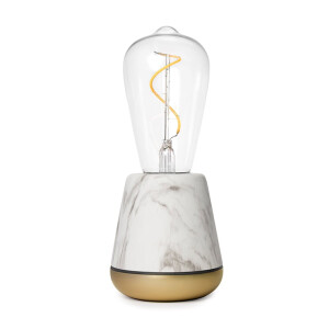 Humble lights - Tischleuchte ONE - white-marble /...