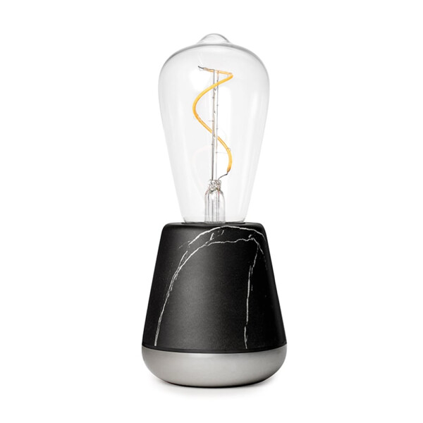 Humble lights - Tischleuchte ONE - black-marble /...