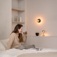 Humble lights - Wand- / Tischleuchte BEE SMART - black smoked