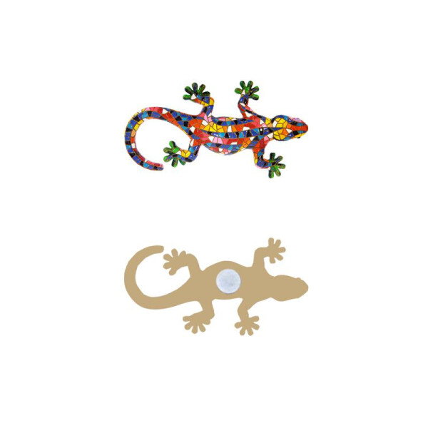 BARCINO DESIGNS - Magnet / Kühlschrankmagnet - Salamander multicolor