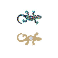 BARCINO DESIGNS - Magnet / Kühlschrankmagnet - Salamander blau