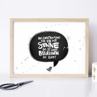 FORMART - Sonne im Herzen - Kunstdruck A3