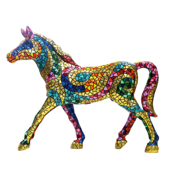 BARCINO DESIGNS - CARNIVAL Edition - Pferd classico gold 12cm