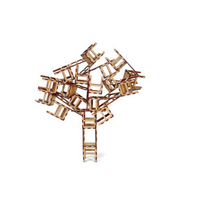 PICO PAO - Ludus Ludi * Las Sillas 15 Stühle / Holz